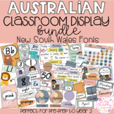 Neutral Australian Classroom Display Bundle - NEW SOUTH WA
