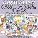 Neutral Australian Classroom Display Bundle - SOUTH AUSTRA