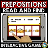 PREPOSITIONS OF PLACE ACTIVITY POSITIONAL WORDS SPATIAL CO
