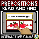BACK TO SCHOOL PREPOSITIONS OF PLACE ACTIVITY POSITIONAL W