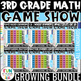 3rd Grade Math Game Show All Standards Bundle Math Test Pr
