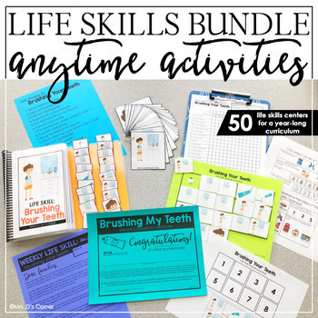 Preview of Life Skills Curriculum Activities Bundle for Special Education