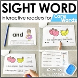 Core Vocab Interactive Sight Word Reader Bundle | Core Voc