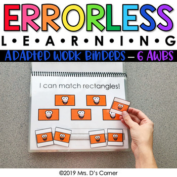Preview of Bundle of Errorless Learning Adapted Work Binders® (6 AWBs included!)
