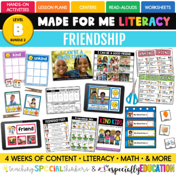 Preview of Friendship (Made For Me Literacy: Level B, Bundle 2)