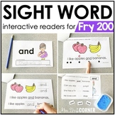 Fry 200 Interactive Sight Word Reader Bundle | Sight Word Books