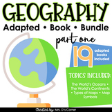 Geography Part 1 Adapted Book Bundle [ Level 1 and 2 ] | G