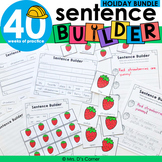 Holiday Sentence Builder Bundle | Special Education Writin