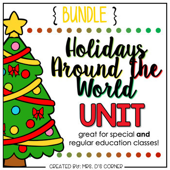 Preview of Holidays Around the World Book and Activity BUNDLE | Christmas Around the World