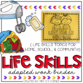 Life Skills Adapted Work Binder® {Skills for Home, School,