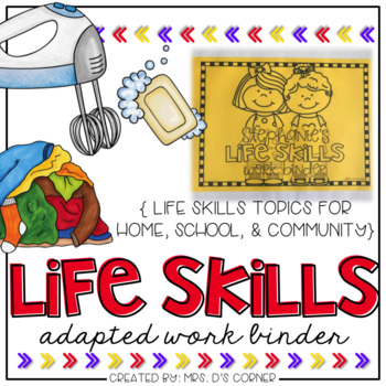 Preview of Life Skills Interactive Adapted Work Binder® for Special Education