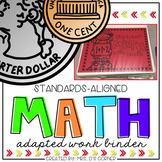 Math Adapted Work Binder® BUNDLE - Standards Aligned (for Special Needs)
