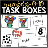 BUNDLE Numbers 0 to 10 Task Boxes ( 24 sets! ) | Counting 