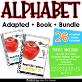Real Life Letters - Alphabet Adapted Books Bundle [ 2 leve