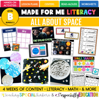 Preview of Space (Made For Me Literacy: Level B, Bundle 2)