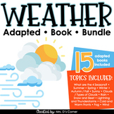 Types of Weather Adapted Book Bundle [ Level 1 and 2 ] Wea