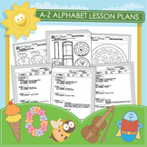 Preschool A-Z Lesson Plans and Over 100 Worksheets