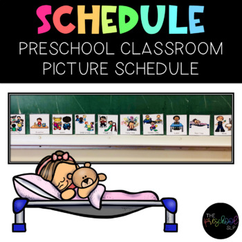 Preview of Daily Picture Schedule w/ Over 40 Options