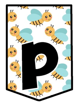 Preview of PRESCHOOL IS THE PLACE TO BEE! Spring, Bugs Bulletin Board Letters