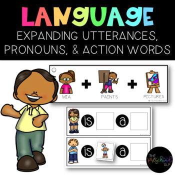 Preview of Speech Therapy: Expanding Utterances Activity for Preschool, Autism, SPED