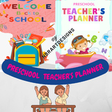 66+ PRESCHOOL Teacher's Planner 2023-2024 Printable - Back
