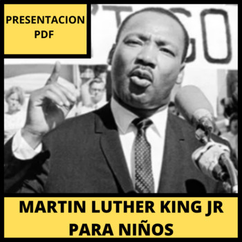 Preview of PRESENTACIÓN PDF | BIOGRAFÍA LA VIDA DE MARTIN LUTHER KING