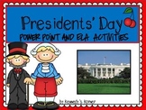 PRESIDENT'S DAY POWER POINT ACTIVITIES 