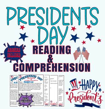 Preview of PRESIDENT'S DAY READING PASSAGES-History Of President's Day-Comprehension Texts