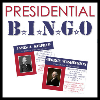 Preview of PRESIDENTIAL BINGO