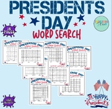 PRESIDENTS DAY ACTIVITIES - PRESIDENTS DAY WORD SEARCH PUZZLE