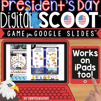 Preview of Presidents Day American Symbols Google Slides Digital Scoot