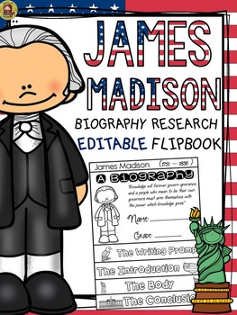 Preview of PRESIDENTS DAY: BIOGRAPHY: JAMES MADISON