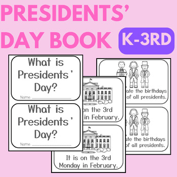 Preview of PRESIDENTS' DAY BOOK- What is Presidents' Day?