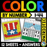 PRESIDENTS DAY MATH MYSTERY PICTURE COLOR BY NUMBER ACTIVI