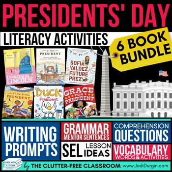 Preview of PRESIDENTS' DAY READ ALOUD ACTIVITIES February president picture book companions