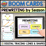 PREWRITING by Season - Tracing Lines & Shapes BOOM Cards™ 