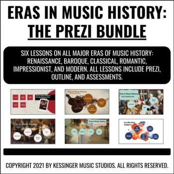 Preview of PREZI BUNDLE: Eras in Music History: All 6 Major Eras!