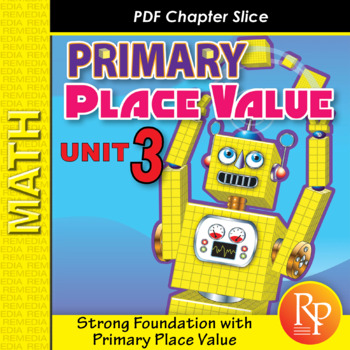 Preview of PRIMARY PLACE VALUE: UNIT 3 - Great For Visual Learners - Activities