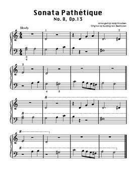 SIMPLIFIED the Entertainer Easy Joplin Piano Sheet Music Printable