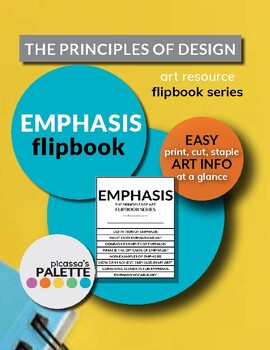 Preview of PRINCIPLES OF ART FLIPBOOK- EMPHASIS