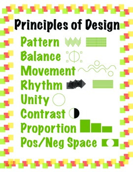 Preview of PRINCIPLES OF DESIGN POSTER