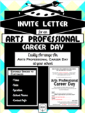 EDITABLE ARTS PROFESSIONAL CAREER DAY INVITE LETTER