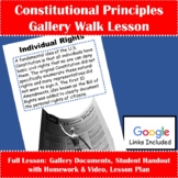 PRINCIPLES OF THE CONSTITUTION GALLERY WALK LESSON  Distan