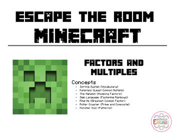 Hack the Mine: Minecraft Escape Room Party Kit by CodeSpeak Labs