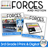 PRINT and DIGITAL - Forces and Motion - Third Grade Scienc
