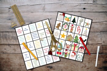 Preview of PRINTABLE ADVENT ACTIVITY CALENDAR WITH RANDOM ACTS OF KINDNESS FOR KIDS