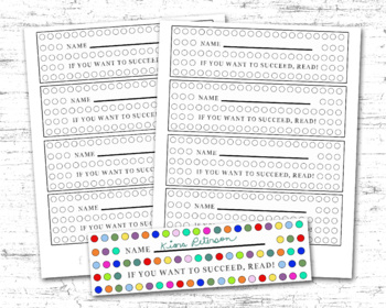 Preview of PRINTABLE BOOKMARKS, STUDENT READING LOG, BOOK TRACKER, HOME READING