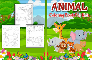 Preview of PRINTABLE Big Book Coloring Book, Print and Color Cute Pages, KIDs Coloring 5