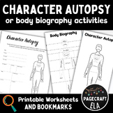 PRINTABLE Any Character Autopsy | Body Biography | Workshe