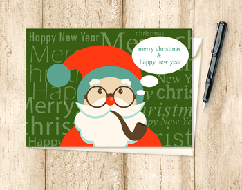 Preview of PRINTABLE Christmas Card - Merry Christmas printable-Christmas Card